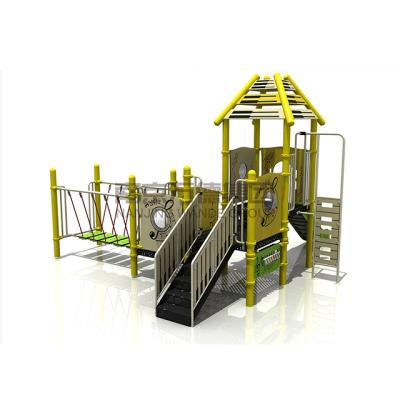 China Musical Theme Amusement Park Games HDPE Playsets Kids Outdoor Playground Plastic Slides Equipment For Kindergarten for sale