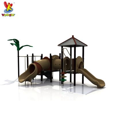 China Landscape Structures Engineering Design Outdoor Playground Slide Equipment 920*390*350cm for sale