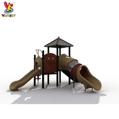 China Environmental Friendly Outdoor Preschool Adventure Playground Equipment 500*440*350cm for sale