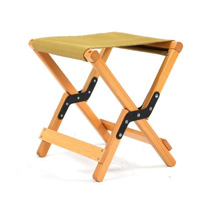 China Folding; Ultralight Universal Outdoor Folding Stool Table Solid Wood Outdoor Chair Set Small Wood Mini Camping Bench Table for sale