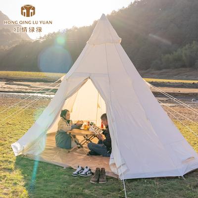 China UV-Resistant Large Backpacking Tents Shelter Tent Teepee Pyramid Pyramid Ultralight Outdoor Camping Tent for sale