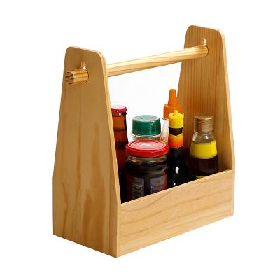 China New Products Stocked Garden Camping Kitchen Food Storage Boxes Wooden Kitchen Food Set for sale