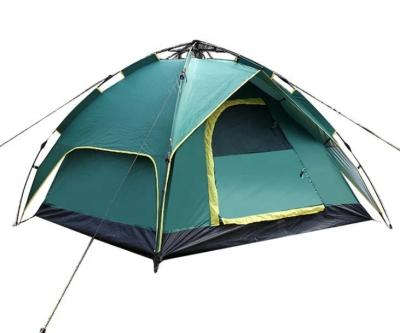 China Double Layers Wholesale 3-4 Person Double Layers Tent Pop Up Tent Waterproof Camping Tent for sale