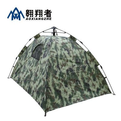 China 210T 09 Double Layers 210T Camouflage Camouflage Military Tent Camouflage Camping Tent Two Man Automatic Luxury for sale