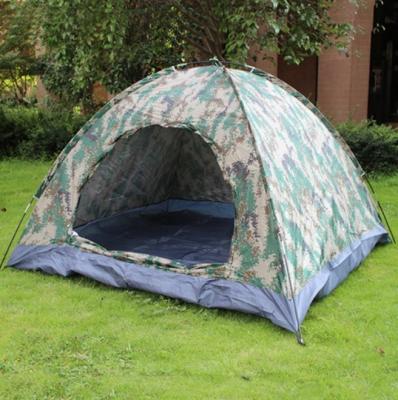 China Singler Seat Digital 3 - 4 Person Camouflage Single Layer Tent Survival Outdoor Camping Tent for sale