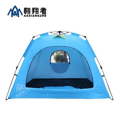 China New Style Single Layer Poly 3-4 Person High Quality Ice Cube Cotton Ice Fishing Bivvy Tent Sight Carp Tent Fishing for sale