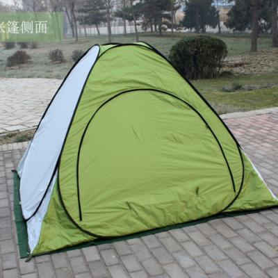 China 2 Man Cotton Single Layer Outdoor Foldable Tent Automatic Pop Up Winter Ice Fishing Tent for sale