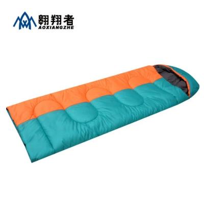 China Foldable portable outdoor camping adult sleeping bag with thick cotton for sale