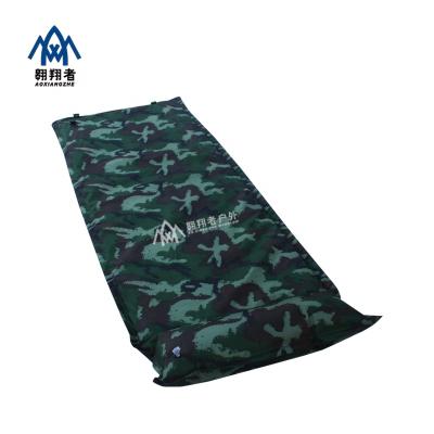 China Outdoor Activity Camping Boosting Inflatable Mat Outdoor Self Inflatable Picnic Pad Sleep Picnic Mattress Pad for sale