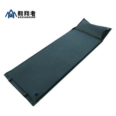 China Easy Folding Outdoor Camping Pad Mattress Camouflage Lightweight Inflatable Sleep Pad For Camping for sale