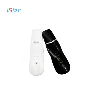 China 24KHZ DEEP CLEANING Ultrasonic Soft Ion Facial Skin Scrubber/Sonic Skin Scrubber for sale