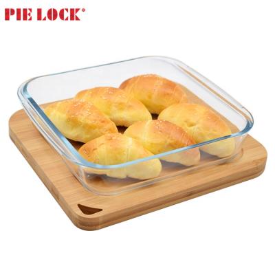 China Sustainable Bread Dishes Baking Pans And Glass Material Bread Pan for sale