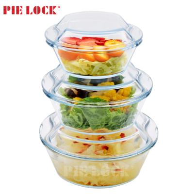 China Sustainable Premium Glass Casserole Dish With Cover for sale