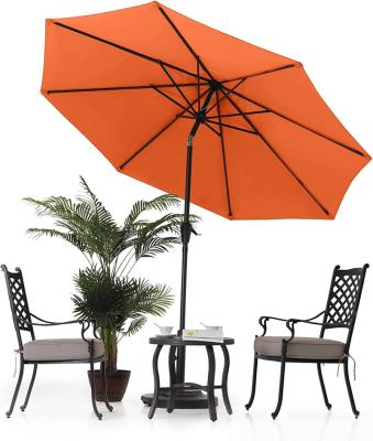 China MASTERCANOPY Modern Patio Umbrella For Outdoor Market Table 8 Ribs 7.5ft Orange for sale