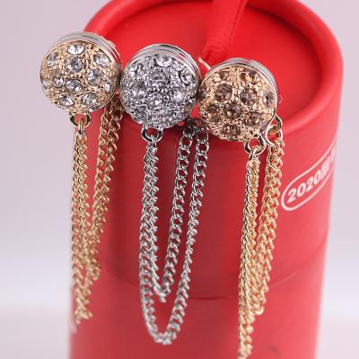 China No Hole Shawl Buckle Button Magnet Clip Jewelry Hijab Magnet Pins Round Ball With Strong Muslim Arab Muslim Scarf Shawl Chain Pinless Socket Accessories Islamic Women Jewelry for sale