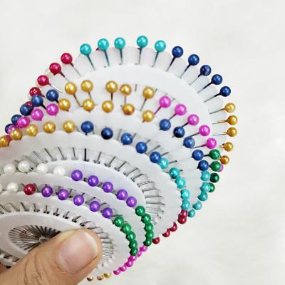 China 30pcs Brooches Pin For Women Safety Scarf Muslim Simple Sweater Brooch Box Fashion Jewelery Free Colored Environmental Friendly Hijab Cover Rhinestone for sale