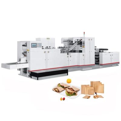 China Garment Shops Automatic V-bottom Food Shopping Bag Paper Making Machine for sale