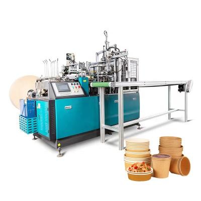 China Customizable Low Power Consumer Factory Style Fast Food Recycling Paper Bowl Lunch Box Forming Machine Paper Bowl Making Machine for sale