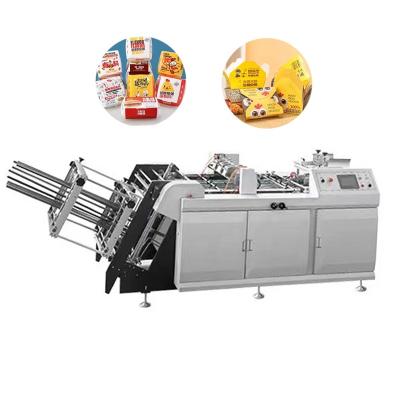 China Factory Hot Selling Automatic High Speed ​​Carton Erecting Disposable Lunch Burger Hamburger Box Making Machine for sale