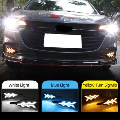 China 2Pcs DRL LED Daytime Running Lights Fog Lamp Yellow Turn Signal Lamp For Chevrolet Monza 2019 2020 P13 for sale