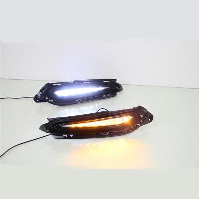 China 2PCS LED For Honda HRV HR-V Vezel 2014 2015 2016 2017 2018 DRL Daytime Running Light With Turn Signal Relay Daytime Running Light For Honda HRV HR-V Vezel for sale