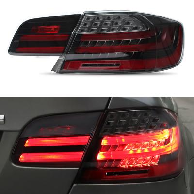 China 1 Set Black LED Rear Tail Smoke Lamp For BMW E92 E93 Tail Light Assembly 2007-2009 Year Car For BMW e92 E93 for sale