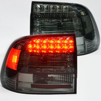 China 1 Pair For Porsche For Cayenne LED Rear Light Tail Lamp All Year 2003-2007 Smoke Color Black For Cayenne Taillight for sale