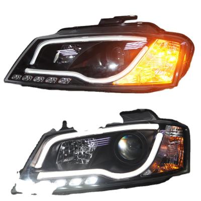 China For Audi A3 LED Head Light With Projector Lens 2008-2012 Year Black Housing FOR For Audi A3 for sale