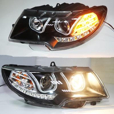 China For Skoda LED Head Lamp Front Light Angel Eyes U Style Super 2009 To 2013 Year Super for sale