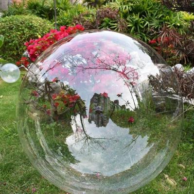 China 20 Inch Bobo Balloon Clear Transparent Round Helium Party Decoration Shape Bubble Balloons For Stuffing for sale