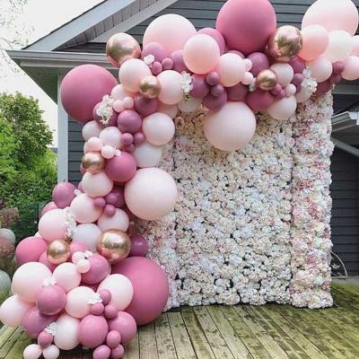 China Party Festival Supplies Amazon Hot Sale Rose Balloon Chain For Wedding Decoration Balloon Garland Kit for sale