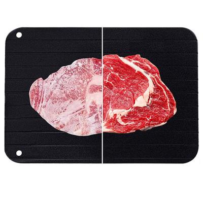 China Kitchen Stick Meat Non Defrost Magic Thaw Quick Dish Frozen Food Board Defrosting Defrosting Tray for sale