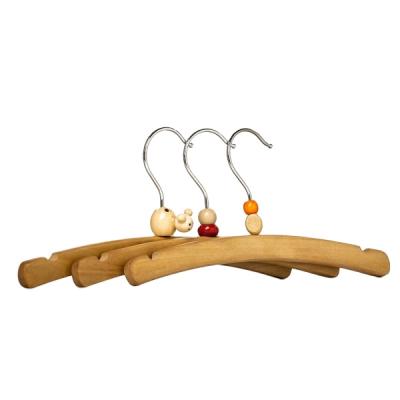 China 2021 beautiful cute cheap wooden hangers win-win modern kids price hangers for cloths for sale