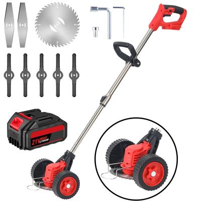 China Cordless High Quality Cordless Grass Trimmer Lawn Mower Brush Cutter Machine   Power String Trimmer Brush Cutter for sale