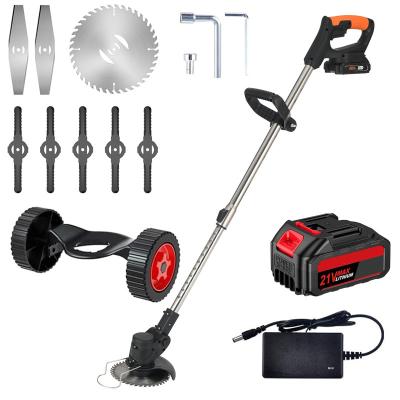 China Cordless Hot sale 24V electric garden string trimmer grass machine lithium battery cordless weed eater grass trimmer for sale