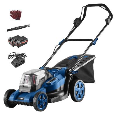 China Cordless 2600W Lithium Battery Lawn Mowers Rechargeable Adjustable Hand-Push Weeding Artifact 48V Electric Grass Trimmer Cutting Machine for sale