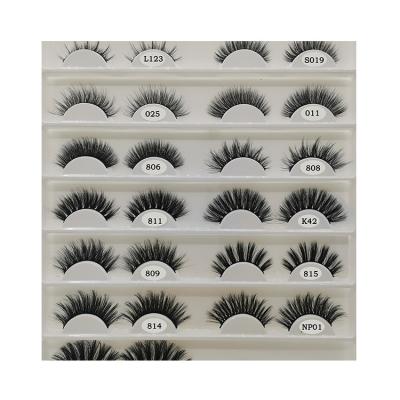 China Competitive Price Light And Soft Wholesale Custom Synthetic Hair Premium Group Eyelash for sale