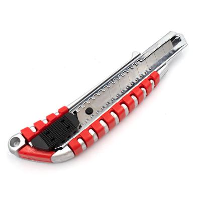 China 155MM Popular Utility Cutter Stainless Steel Multifunctional Handle Sliding Blade Pocket Knife TH-1108 for sale