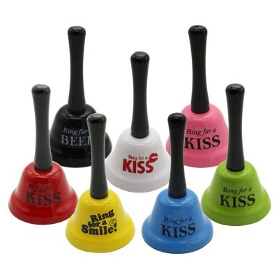 China Hot Selling China Metal Hand Reception Bell, Service Bell For Hotel, Restaurant, Wedding Event We In for sale