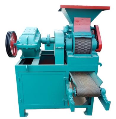 China Widely Roller Pressing Pillow Ball Shape Charcoal / Coal Pressing Briquetting Machine for sale