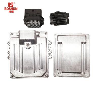 China Die Cast Boshun 64 Pin Auto Aluminum ECU Enclosure Box Engine Control Module for sale