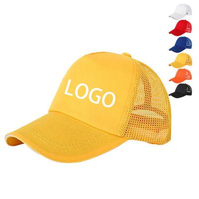 China COMMON High Quality Twill Black 5 Panel Embroidery Patch Gold Logo Gorras Trucker Mesh Hat Custom Wholesale Custom Hat for sale