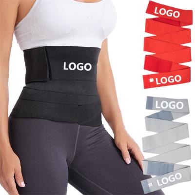 China Antibacterial Grab Me Up Bandage Wrap Waist Trainer Shaperwear Belt Women Slimming Belly Belt Corset Upper Stretch Bands Cincher Body Shaper for sale