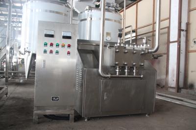 China Stainless Steel Dairy Processing Plant Milk Homogenizer Machine for sale