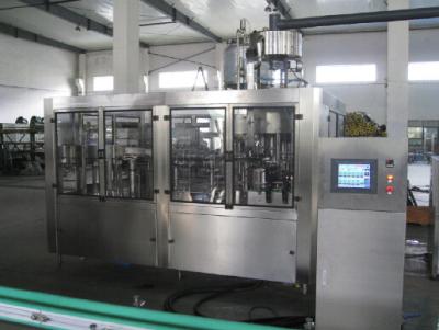 China Drinks Beverage Juice Producing Parts Bottle Filling Machines 3 In 1 for sale