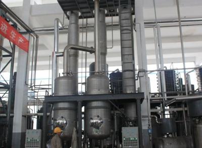 China Falling Film Vacuum Evaporation / Alcohol Evaporation Tanks / Stainless Steel Roll Material for sale