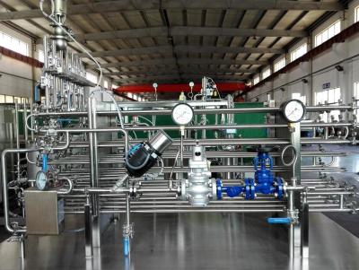 China 105~143ºC Dairy Milk Pasteurizer Machine / 0.5 Mpa Steam Heated Sterillizer Equipment for sale