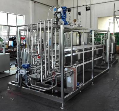 China 0.5-10 Ton Stainless Steel Tube Pasteurizer Machine 0.5MPa Steam Pressure for sale