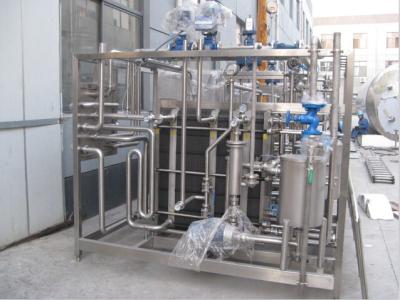 China tipo equipamento da placa de 3 ou 4 seções do esterilizador do leite com o de aço inoxidável com sistema de controlo do PLC à venda