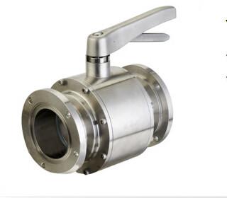 China Food grade Stainless Steel Valves / Manual Sanitary Ball Valve 1